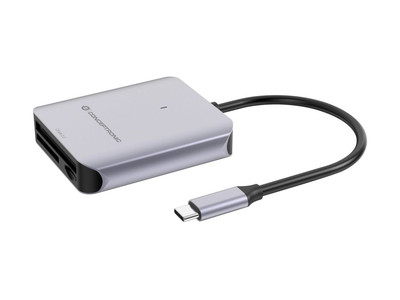 Conceptronic BIAN09G 3-In-1 Card Reader USB 3.2 Gen 2, Cfast 2.0, SD TF/Mic ~E~