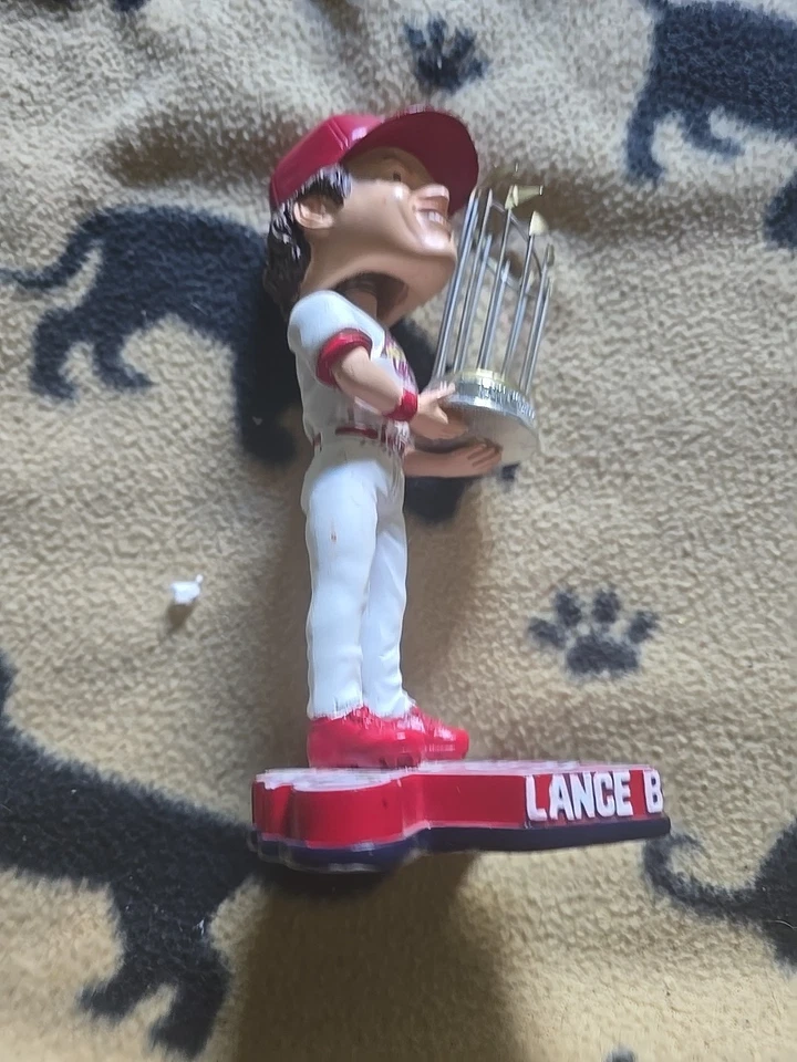 2011 World Series Champions Lance Berkman MVP Bobblehead St Louis Cardinals NIB - Image 3 of 4