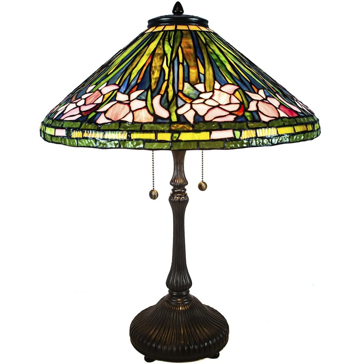 【希少!】Dale Tiffany デール ティファニー スタイル ランプ Dale Tiffany Traditional Tiffany Style Table Lamp 19.5