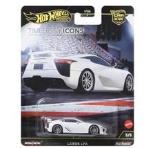 Hot Wheels Premium Lexus Lfa Timeless Icons Car Culture 55 White Nip