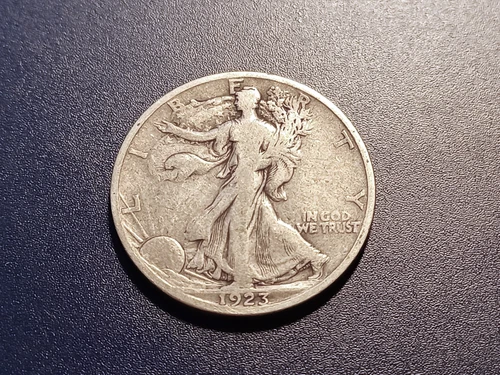 Fine 1923-S Walking Liberty Half Dollar