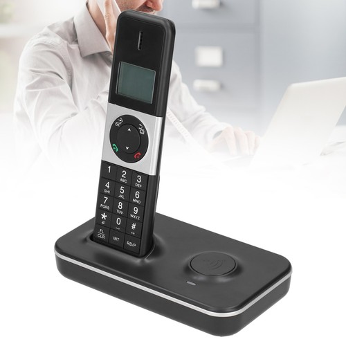 100240V US Plug Digital Cordless Telephone Caller ID HandsFree Business Fixed FY - Afbeelding 2 van 17