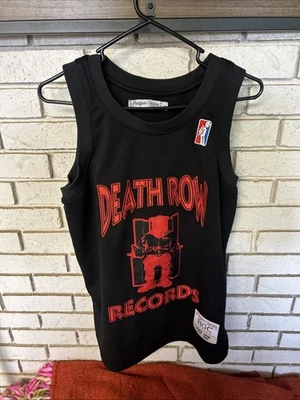 Death Row Records Black Red Basketball Jersey #91 Hoops Rap & Hip Hop Size S - Image 1 of 4