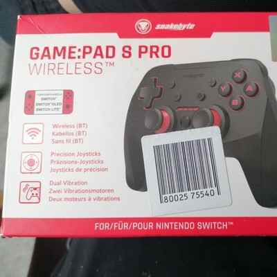 snakebyte GAME:PAD S PRO Kabelloser Controller für Nintendo Switch & Switch Lite