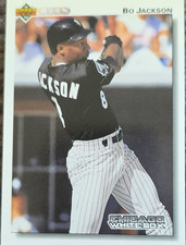 Upper Deck Bo Jackson #555 Chicago White Sox Baseball Card 1992 Base Set