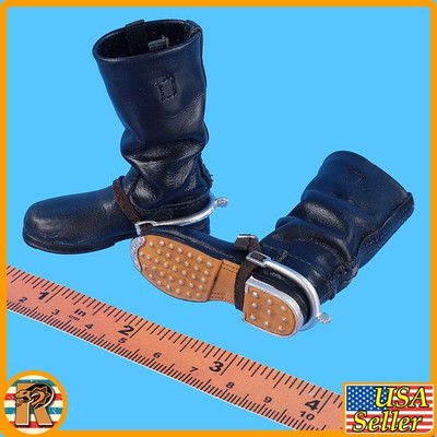 Rozan Stubbendorf - Boots w/ Spurs *READ* - 1/6 Scale - DID - Action Figures