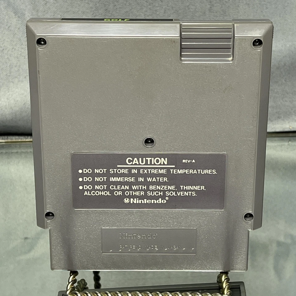 Vintage Golf Nintendo NES Game Cart 5 Screw Black Box Sports Series 1985 Japan - Image 3 of 4