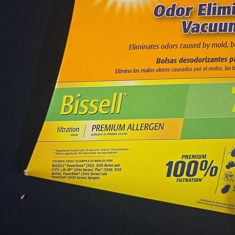 NEW Arm & Hammer Bissell 7 Odor Eliminating 6 Vacuum Bags # 62616A - Image 4 of 4