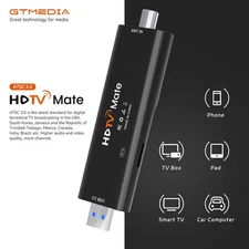 ATSC 3.0 TV Tuner 4K UHD ATSC 1.0 Digital TV Converter Stick Free DVR PVR Record