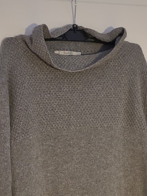 Damen Pullover Strick Trendaktuell Long PULLOVER/KLEID Boden