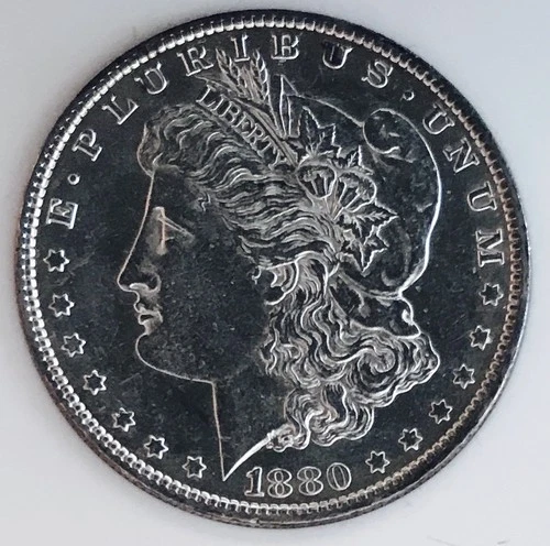 1880 O MORGAN DOLLAR! MS+++! SEMI PROOF LIKE EXAMPLE! VERY RARE! WOW! NR #K2217