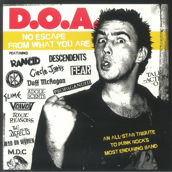 VARIOUS - DOA: No Escape From What You Are - LIMITED RED VINYL LP + INSERT