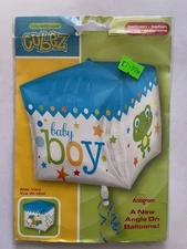 BABY BOY SQUARE FOIL HELIUM BALLOON