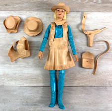 Vintage 1965 Johnny Marx JANE WEST 11" Articulated Action Figure w/ Accessories