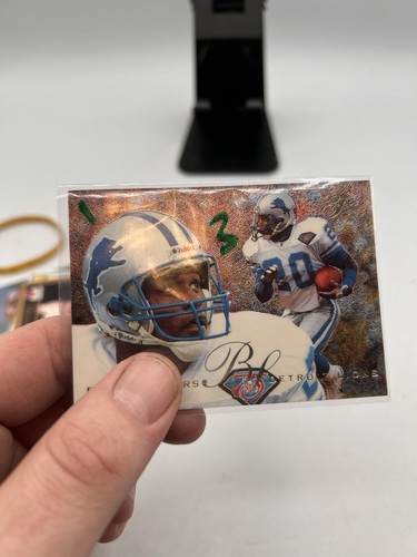 BARRY SANDERS 1995 FLEER FLAIR ANTEPRIMA CALCIO LEONI 10 di 30 - Foto 12 di 12