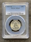 1937-D Washington Quarter 90% Silver - PCGS MS64 - Semi Key Date