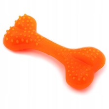 Dental Bone Mint Hundespielzeug Zahnpflege Kauknochen Orange 8,5cm