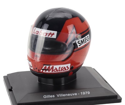 MODELLAUTO STATISCH F1 HELM GILLES VILLENEUVE 312/T4 FERRARI 1979 MASSSTAB 1/5