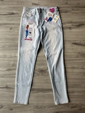 YMI WannaBettaButt Jeans Womens Size 9 Stretch Mid Rise Light Blue Denim NWT