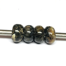 4 Pcs. Natural Stick Agate Gemstone 5mm Big Hole Large Hole Beads 14x8mm Beads
