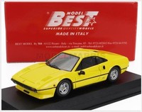 BEST-MODEL 9332/2 Ferrari 308 Gtb 1976 Gelb 1/43 Modellauto