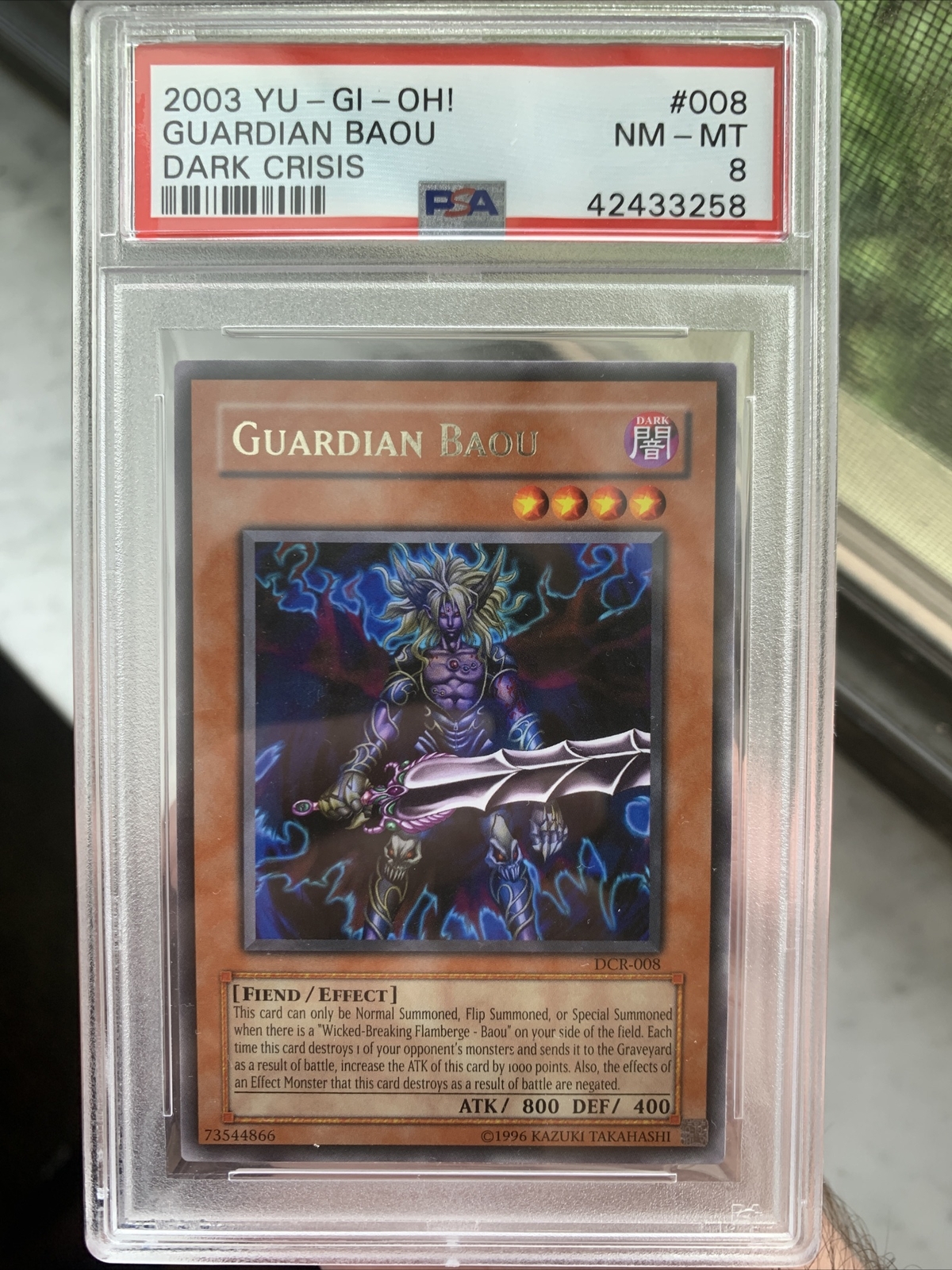 Guardian Baou DCR008 Yugioh tcg Yu Gi Oh! PSA 8 NM MINT eBay