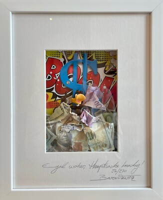 Baron Tariq Limitiert & handsigniert 3D-Collage ''Egal woher, Hauptsache knackig''