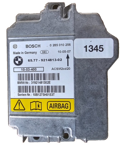 BMW X5 E70 X6 E71 Sicherheitssteuergerät Luftmodul Tasche Steuergerät Bosch 9214813