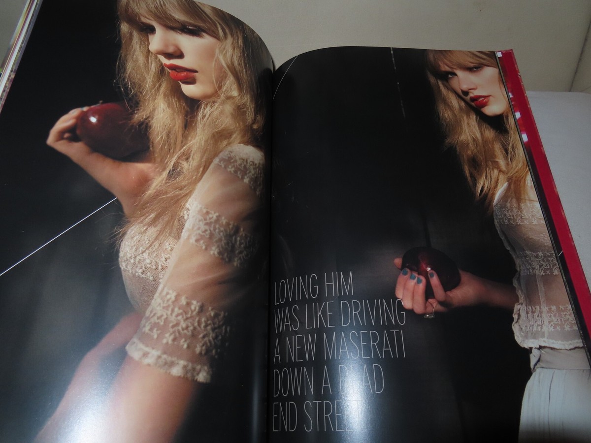 TAYLOR SWIFT Official Taylor Swift Red Album Photo Book (Hardcover