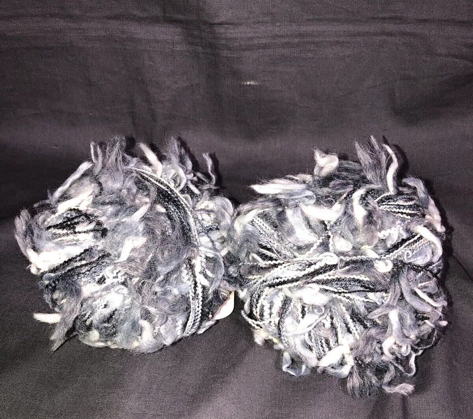 Katia Hippy Mix Wool Blend Slubbed Novelty Yarn From Spain - Image 2 of 4