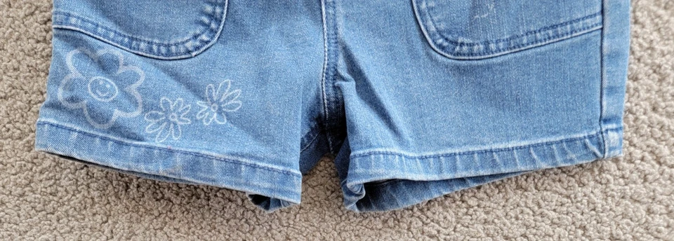 Epic Threads Scribble Paperbag Shorts Girls S Sketch Wash Patch Pocket Pull On - Image 4 of 4