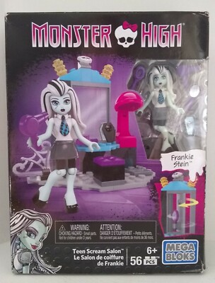 Monster High Mega Bloks Frankie Stein Teen Scream Salon 56 pc