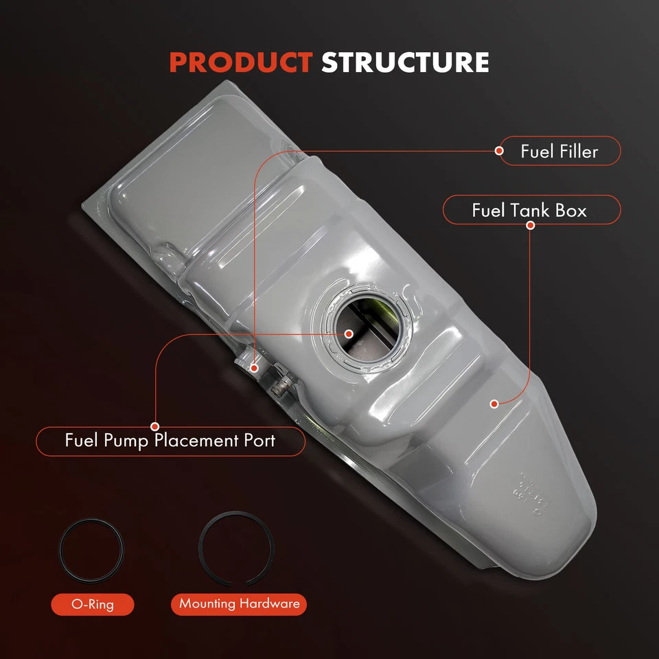 Tanque de combustível de 18,5 galões para Chevy S10 GMC Sonoma 1997-2002 Isuzu Hombre 1996-2000 - Imagem 2 de 4