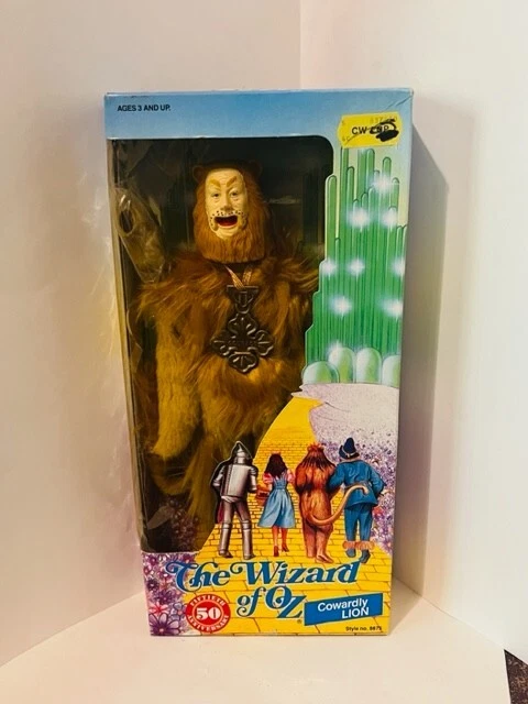 Figura Mago Oz 1988 Loews Toy Box Muñeca 50 Aniversario León Cobarde De Colección BMC4 Foto 4 de 4