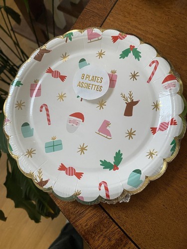 Meri Meri Weihnachten 8 Teller, 16 Servietten, Spaß festlich, entworfen in England NEU - Bild 8 von 19
