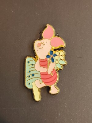 Disney Loungefly Pin - Piglet - Mushroom Floral - Winnie the Pooh New On Card