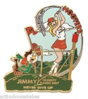 HOOTERS JIMMY CELEBRITY CLASSIC 2007 NEVER GIVE UP RALEIGH NC GOLF GIRL PIN