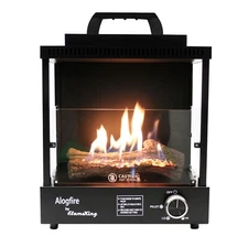 Flame King ALOGFIRE Propane Ambiance Log Fireplace Heater, Clean and Smokeless