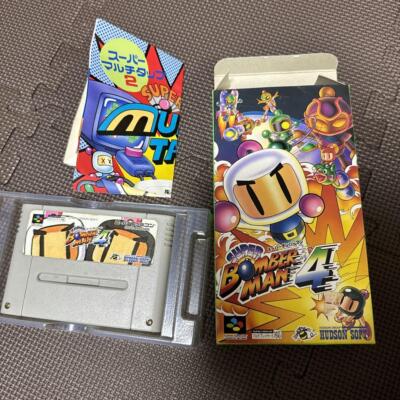 USED  Nintendo Super Famicom BOMBER MAN 4