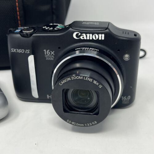 Canon PowerShot SX160 is 16.0 MP Digital Camera Rechargeable Batteries 8,1 GB SD - 第 1/11 張圖片