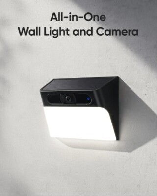 Security Solar Wall Light Cam S120 Solar Security Camera Wireless