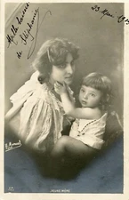 *14903 postcard fantasy child "manual"