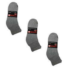 Wilson Quarter Socks, Men's Cotton Ultra Fresh Protection Athletic, Size 10-13