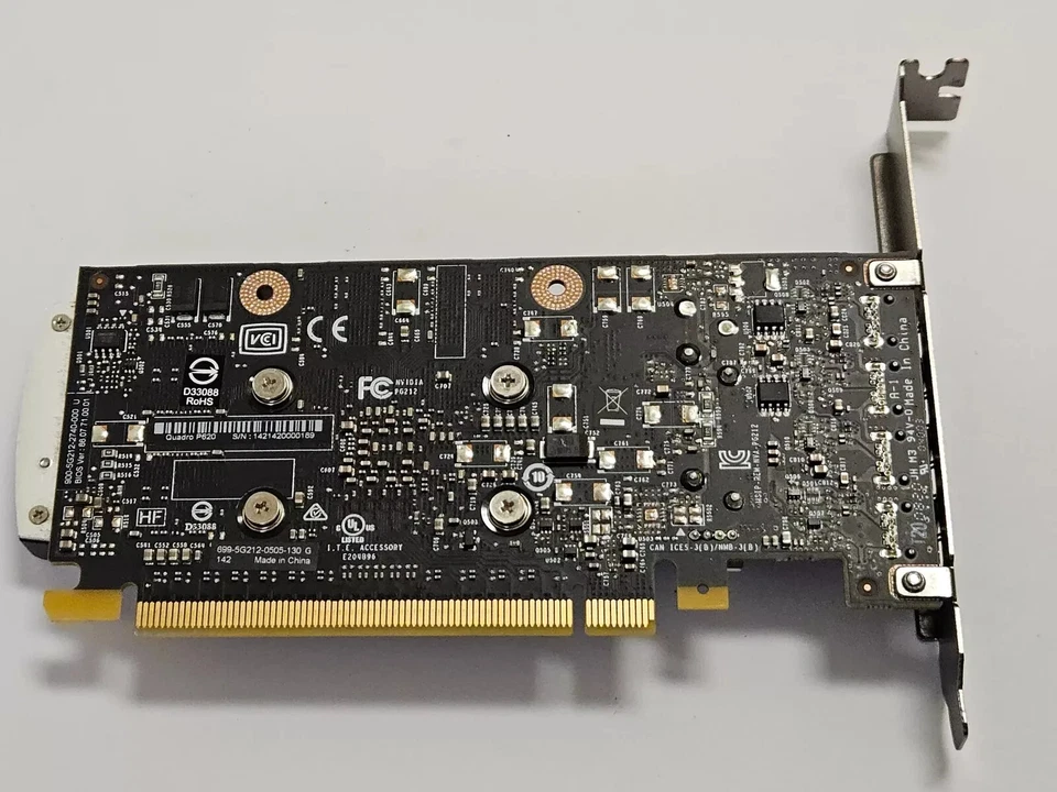 NVIDIA Quadro P620 2GB GDDR5 PCIe 3.0 x16 Workstation Video Card Lenovo 01YW009 - Image 2 of 4