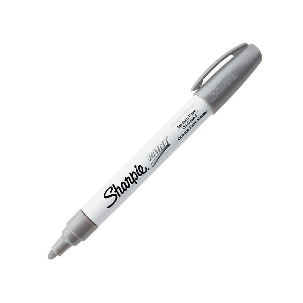 Sharpie Lot de 3 marqueurs peinture à l'huile Pointe fine Argenté