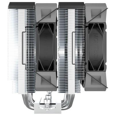 Montech NX600 CPU Kühler, Dual Tower - 2x 120mm, schwarz