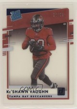 2020 Panini Chronicles Clearly Donruss Rated Rookie Blue /99 Ke'Shawn Vaughn s3g