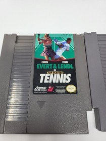 Chris Evert & Ivan Lendl Racket Attack Superspike Vball NES Nintendo Tested