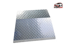 Front Bumper Shock Cover for EZGO TXT/PDS Golf Cart 94 up Diamond Plate Aluminum