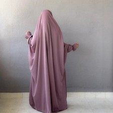 Islamic Women Hijab Abaya Muslim Long Dress Prayer Scarf Kaftan Khimar Ramadan